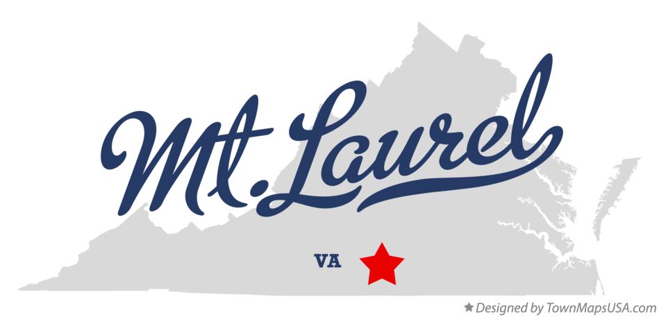 Map of Mt.Laurel Virginia VA