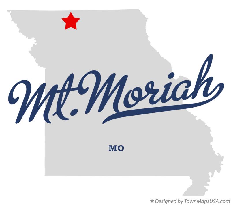 Map of Mt.Moriah Missouri MO