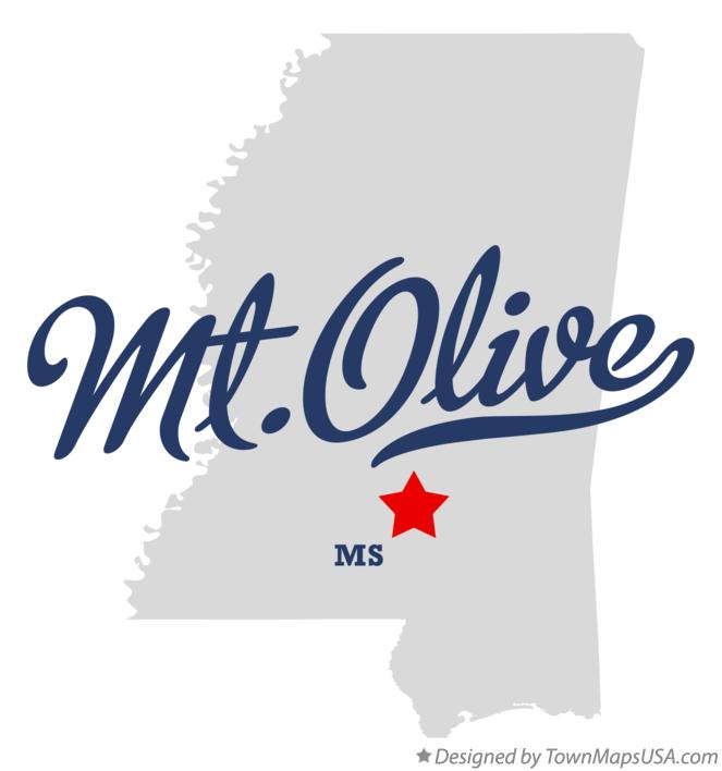 Map of Mt.Olive Mississippi MS