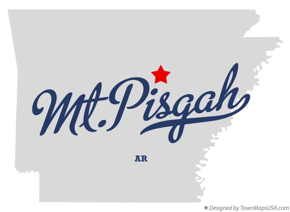 Map of Mt.Pisgah Arkansas AR