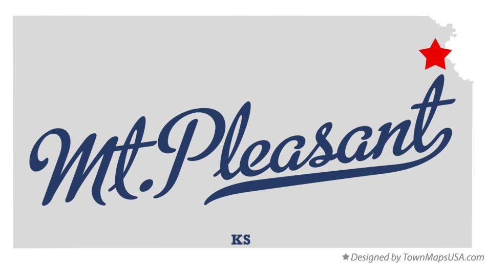 Map of Mt.Pleasant Kansas KS
