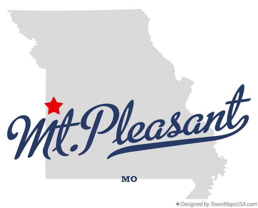 Map of Mt.Pleasant Missouri MO