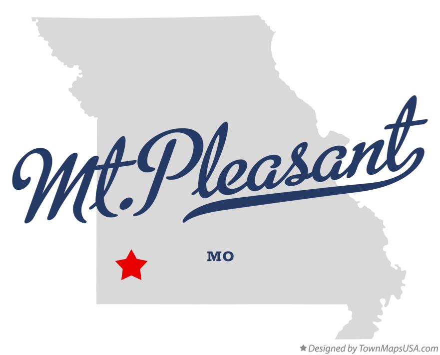 Map of Mt.Pleasant Missouri MO