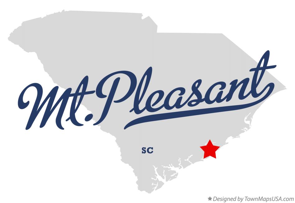 Map of Mt.Pleasant South Carolina SC