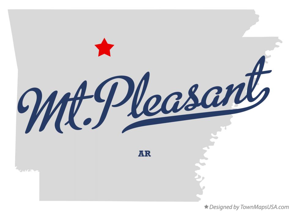 Map of Mt.Pleasant Arkansas AR