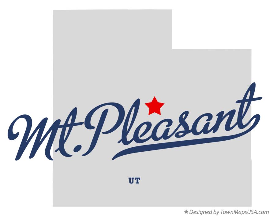 Map of Mt.Pleasant Utah UT