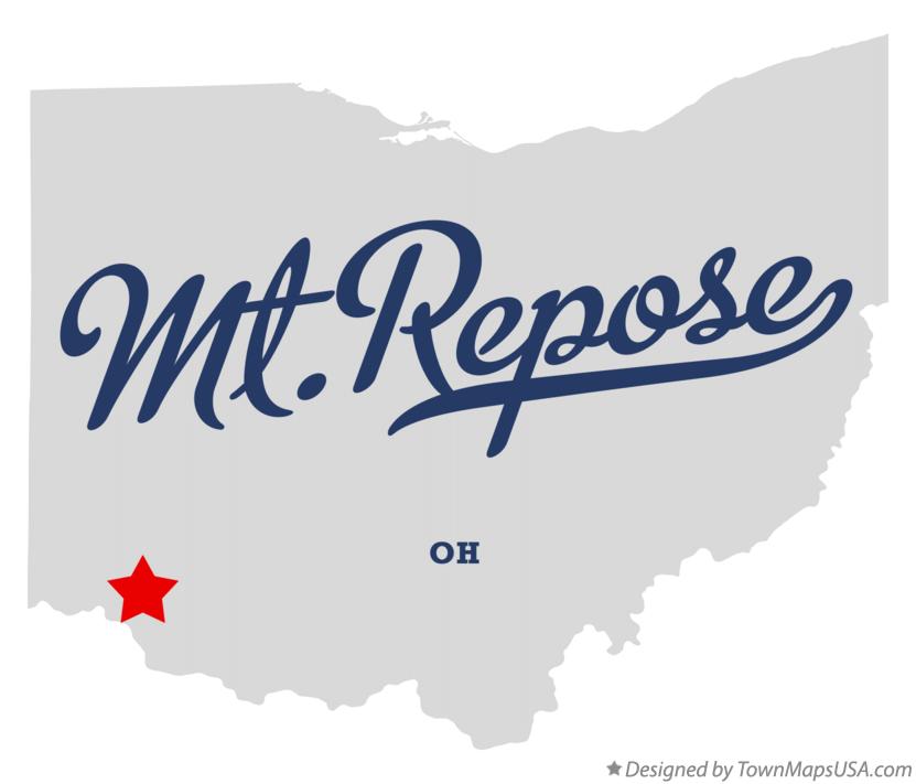 Map of Mt.Repose Ohio OH