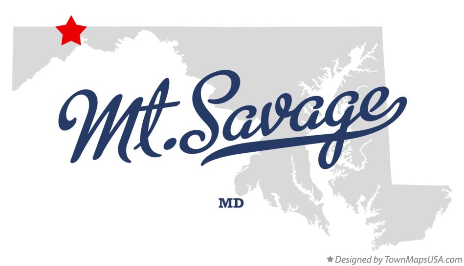 Map of Mt.Savage Maryland MD