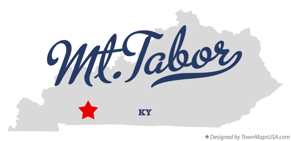 Map of Mt.Tabor Kentucky KY