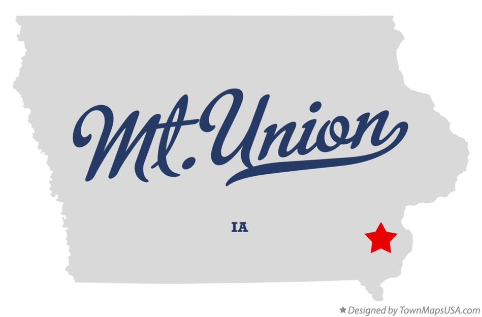 Map of Mt.Union Iowa IA