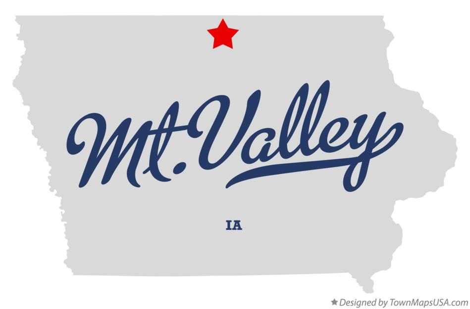 Map of Mt.Valley Iowa IA