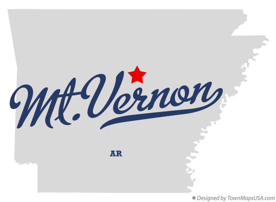 Map of Mt.Vernon Arkansas AR