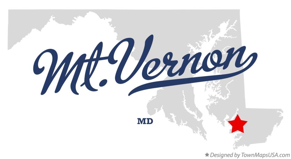 Map of Mt.Vernon Maryland MD