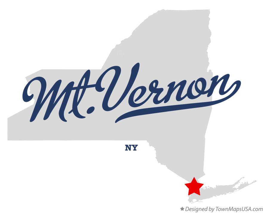 Map of Mt.Vernon New York NY