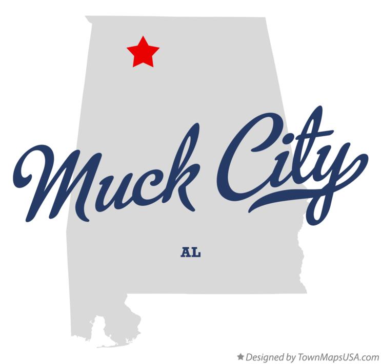 Map of Muck City Alabama AL