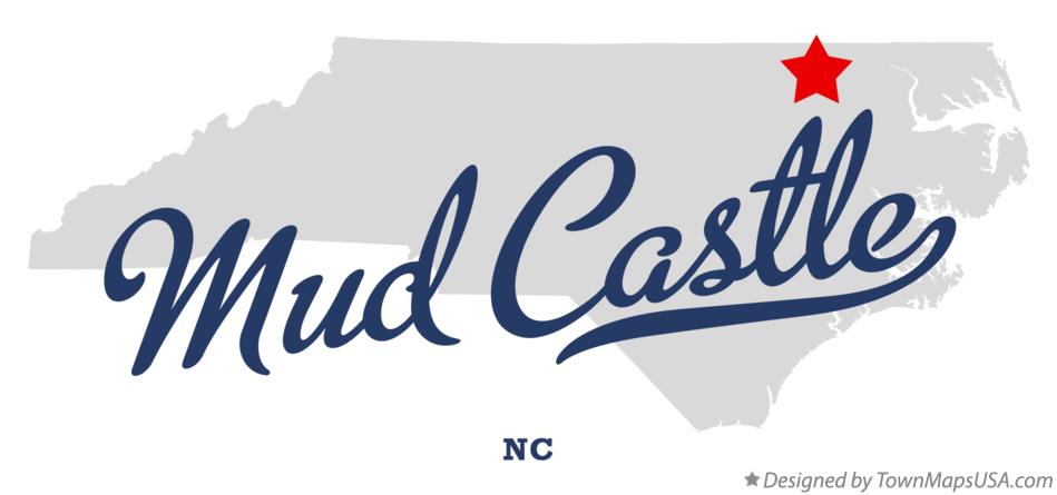 Map of Mud Castle North Carolina NC