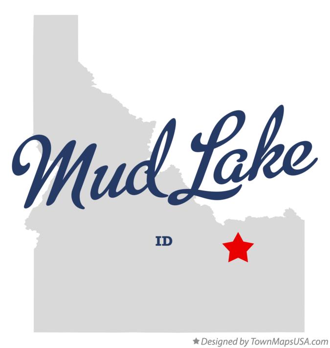 Map of Mud Lake Idaho ID