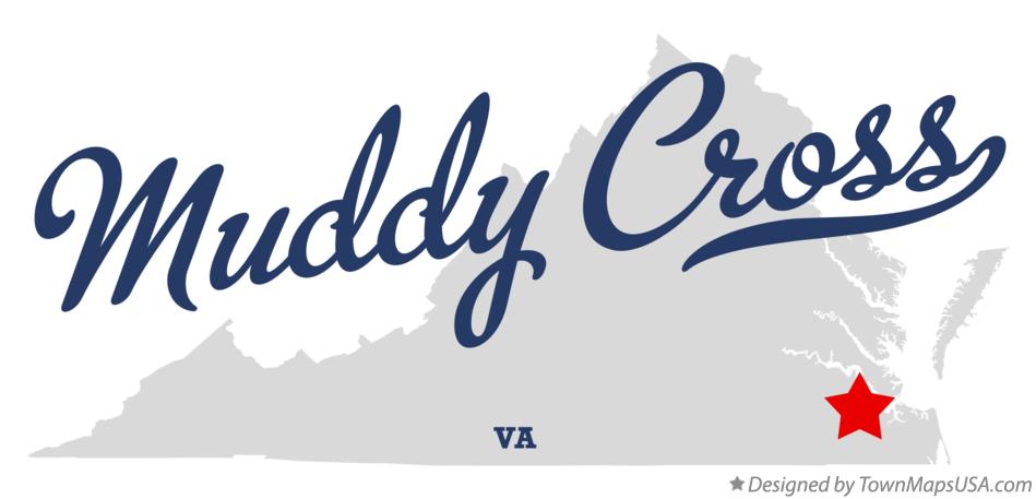 Map of Muddy Cross Virginia VA