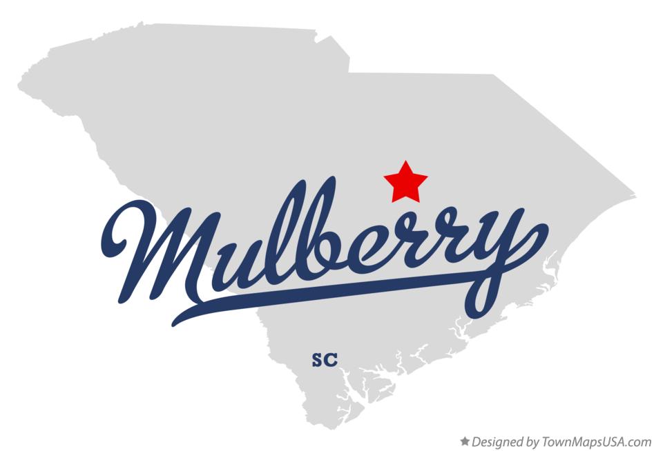 Map of Mulberry South Carolina SC