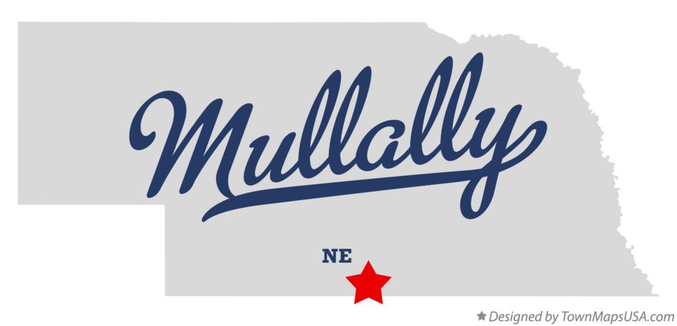 Map of Mullally Nebraska NE