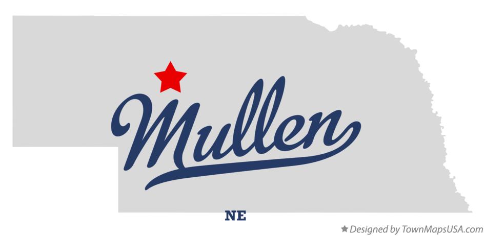 Map of Mullen Nebraska NE