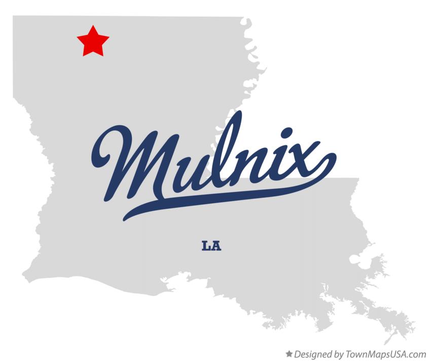 Map of Mulnix Louisiana LA