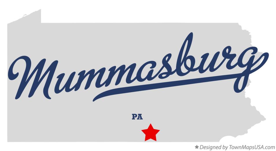 Map of Mummasburg Pennsylvania PA