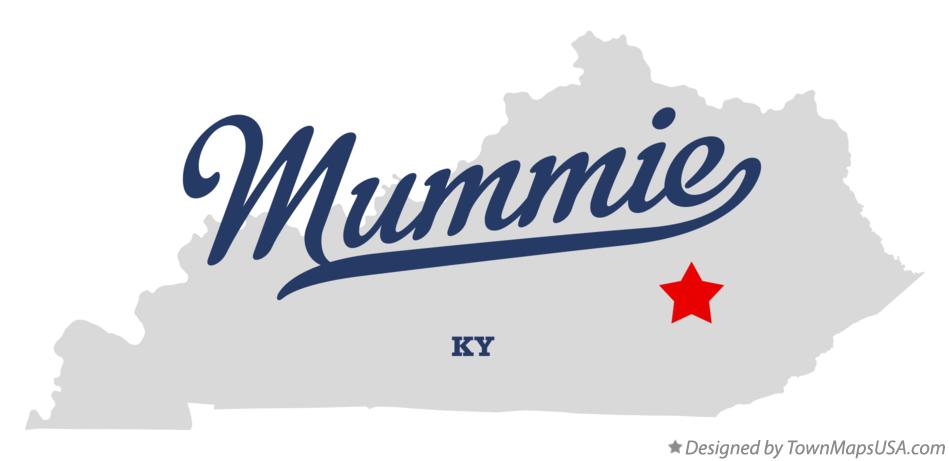 Map of Mummie Kentucky KY
