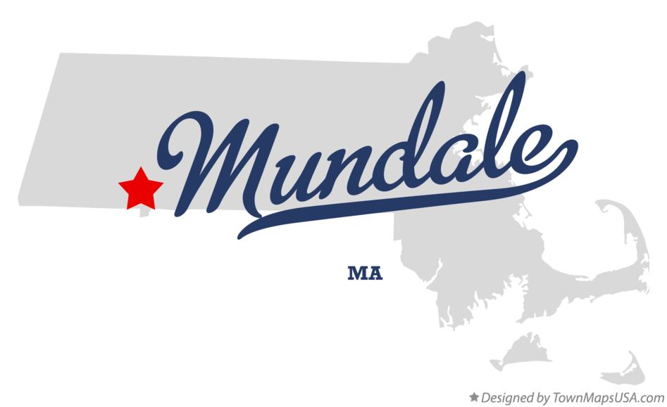 Map of Mundale Massachusetts MA