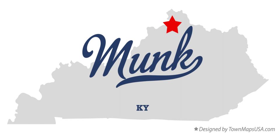 Map of Munk Kentucky KY
