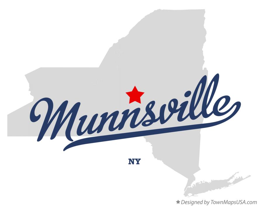 Map of Munnsville New York NY