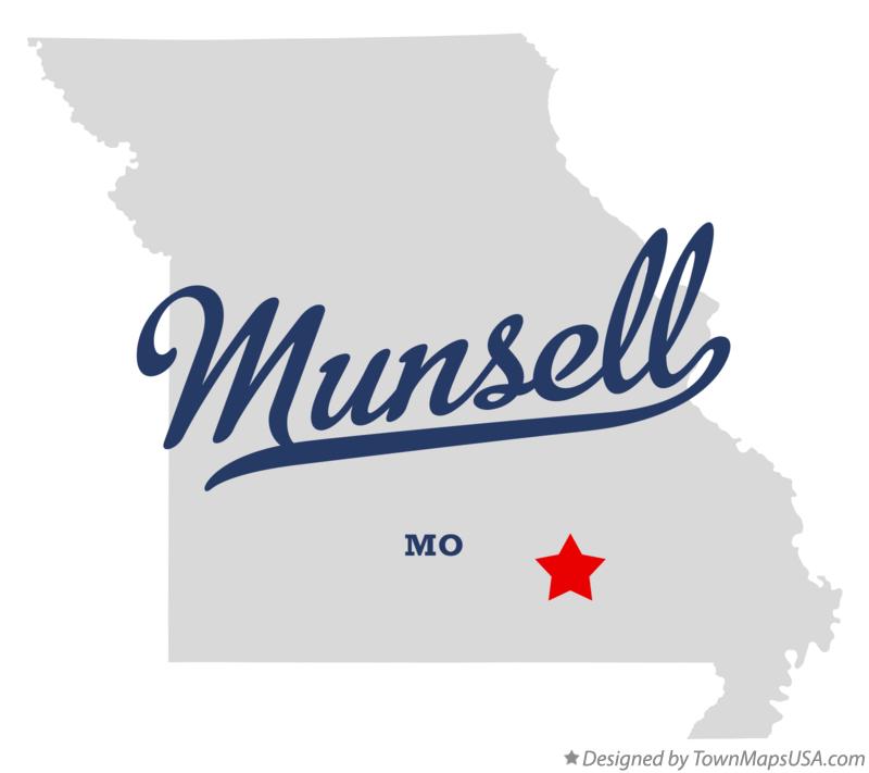 Map of Munsell Missouri MO
