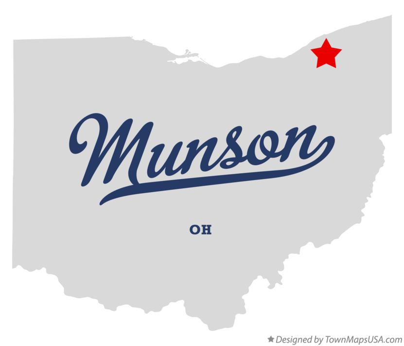 Map of Munson Ohio OH