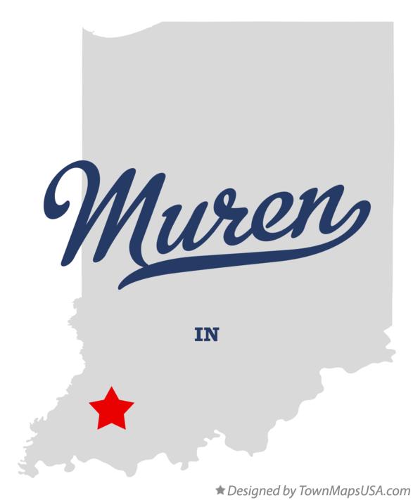 Map of Muren Indiana IN