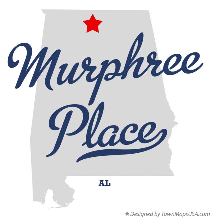 Map of Murphree Place Alabama AL