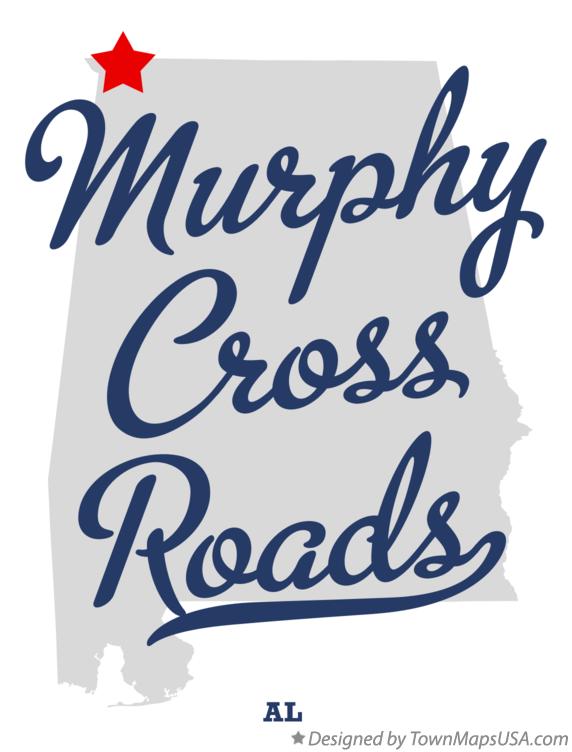 Map of Murphy Cross Roads Alabama AL
