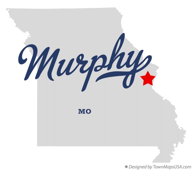 Map of Murphy Missouri MO