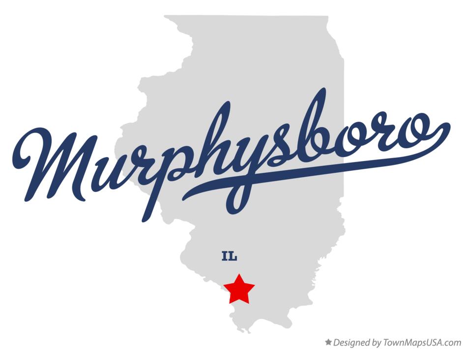 Map of Murphysboro Illinois IL