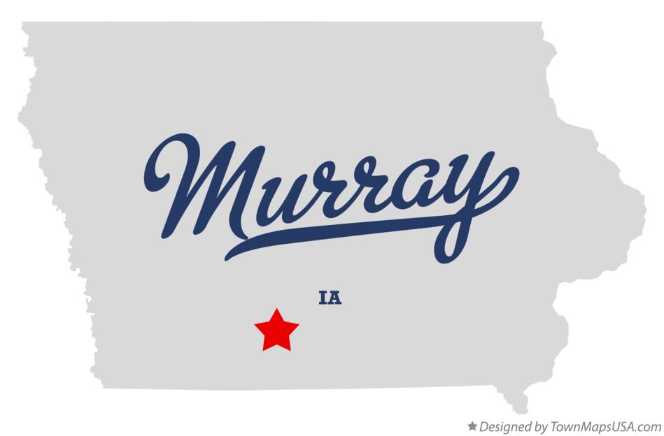 Map of Murray Iowa IA