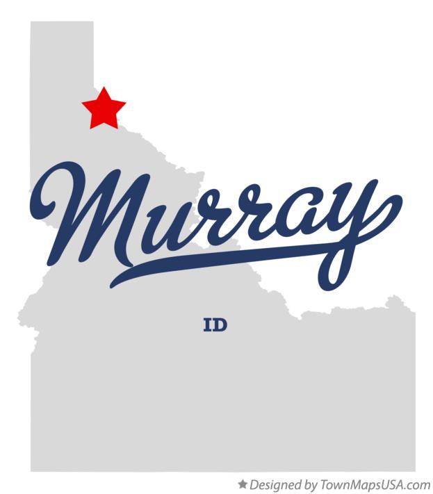 Map of Murray Idaho ID