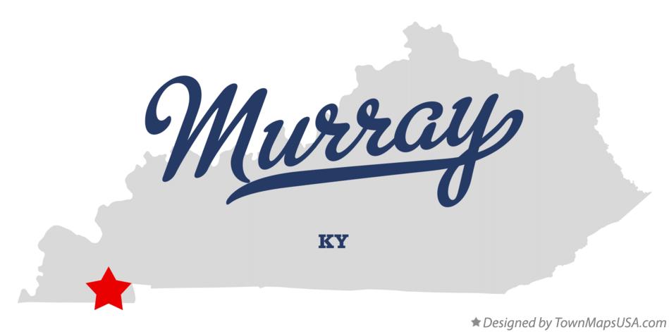 Map of Murray Kentucky KY