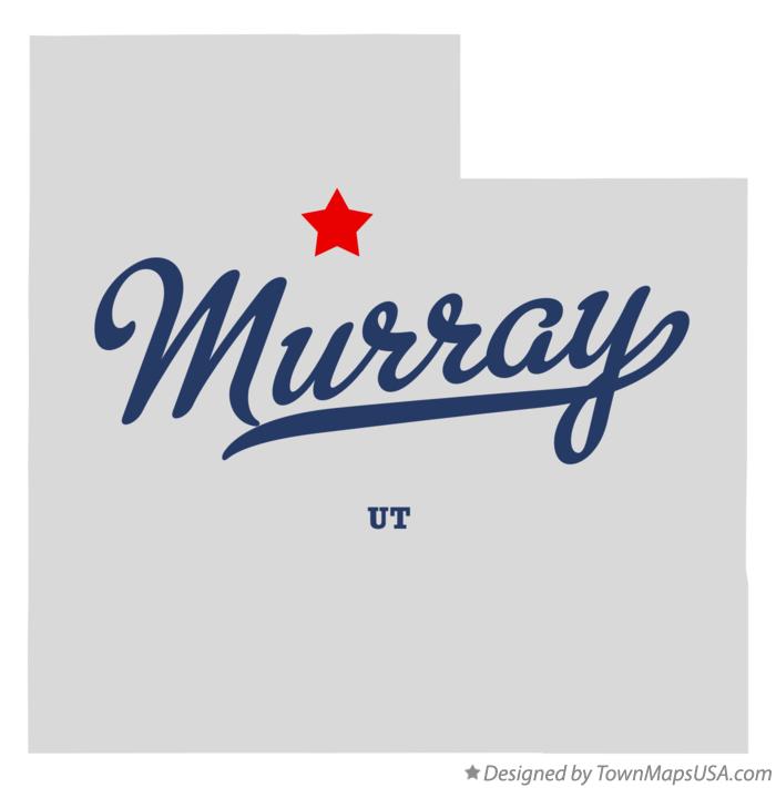 Map of Murray Utah UT