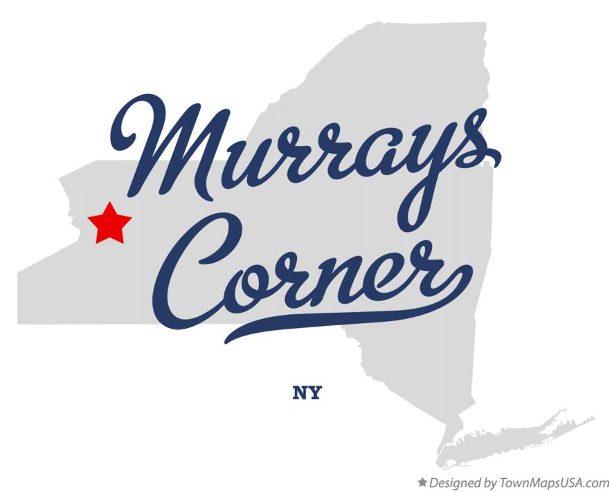Map of Murrays Corner New York NY