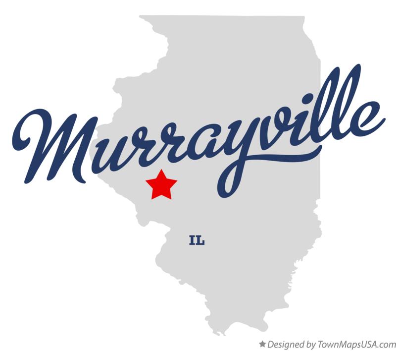 Map of Murrayville Illinois IL