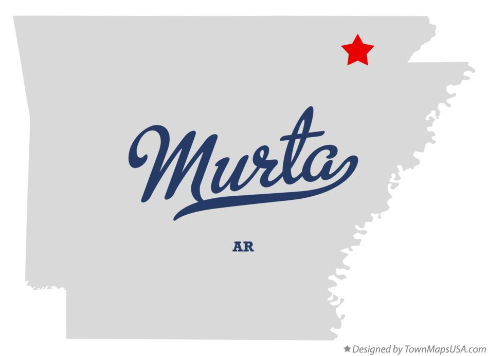 Map of Murta Arkansas AR