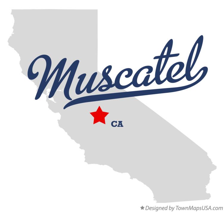 Map of Muscatel California CA