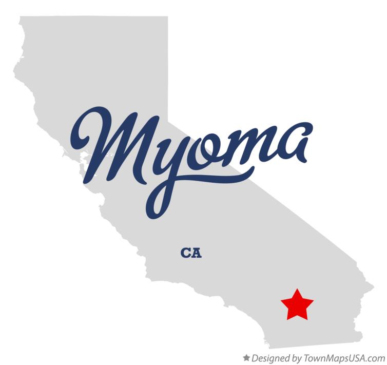 Map of Myoma California CA