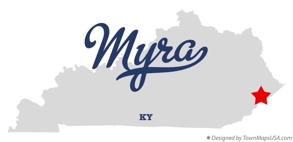 Map of Myra Kentucky KY