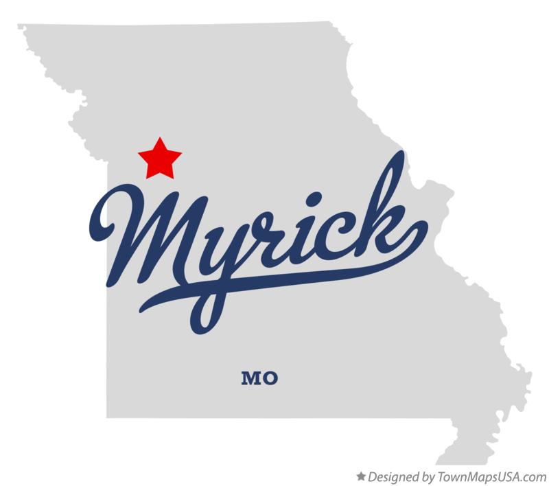 Map of Myrick Missouri MO