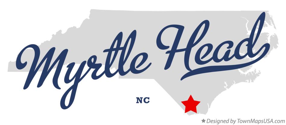 Map of Myrtle Head North Carolina NC